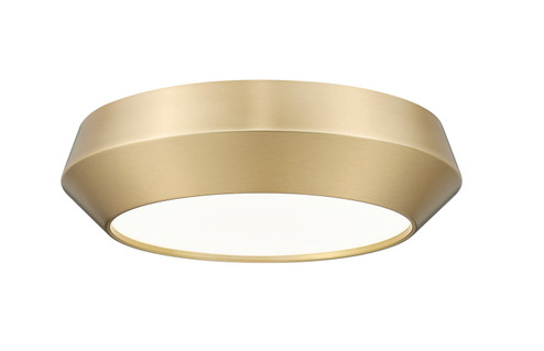 Quasars LED Flush Mount in Modern Gold (224|7701F12-MGLD-LED)