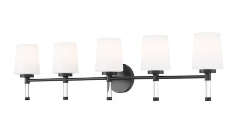 Henri Five Light Vanity in Matte Black (224|7700-5V-MB)