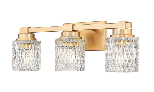 Jacqueline Three Light Vanity in Modern Gold (224|6101-3V-MGLD)