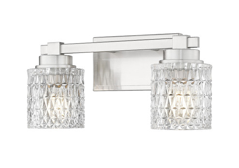 Jacqueline Two Light Vanity in Brushed Nickel (224|6101-2V-BN)