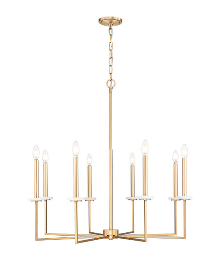 Gaultier Eight Light Chandelier in Modern Gold (224|6100-8MGLD)