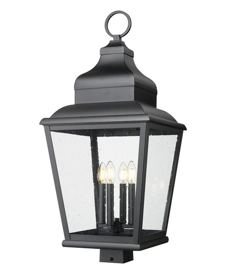 Raphael Four Light Outdoor Post Mount in Sand Black (224|5029PHXLS-BK)