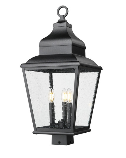 Raphael Three Light Outdoor Post Mount in Sand Black (224|5029PHBS-BK)