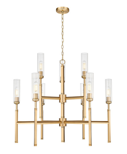 Esme Nine Light Chandelier in Modern Gold (224|3047-9MGLD)