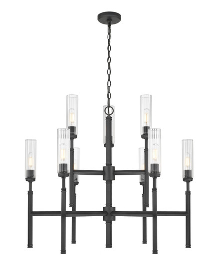 Esme Nine Light Chandelier in Matte Black (224|3047-9MB)