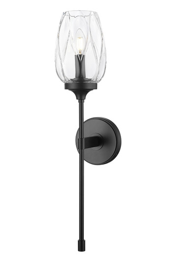 Cassian One Light Wall Sconce in Matte Black (224|2014-1S-MB)