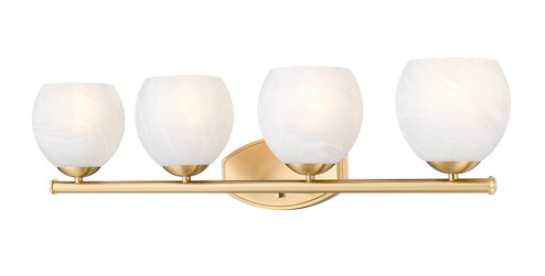 Colette Four Light Vanity in Modern Gold (224|1963-4V-MGLD)