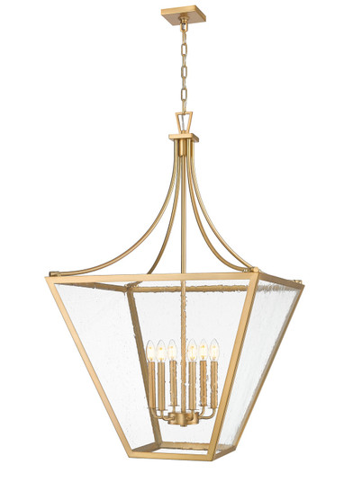 Montalcino Six Light Chandelier in Rubbed Brass (224|1961-6RB)