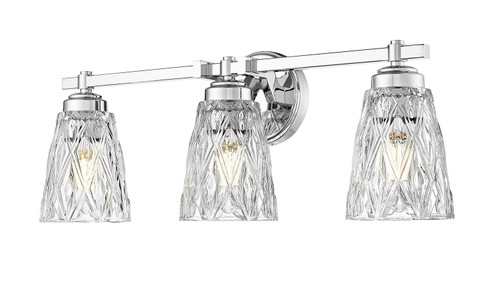 Andree Three Light Vanity in Chrome (224|1960-3V-CH)