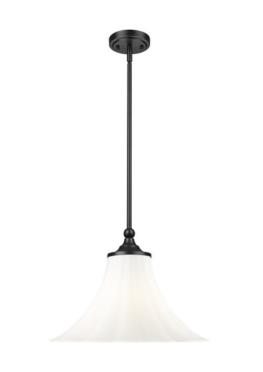 Fleur One Light Pendant in Matte Black (224|1958P16-MB)