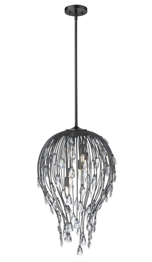 Gabriella Six Light Pendant in Matte Black (224|1957P18-MB)
