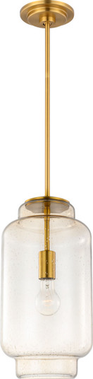 Nodier One Light Pendant in Burnished Brass | Burnished Brass (454|LXP1061BBS)