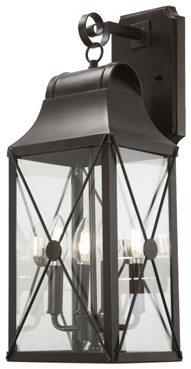 De Luz Four Light Outdoor Wall Mount in Oil Rubbed Bronze w/Gold Highlights (7|73292-143C)