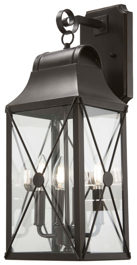 De Luz Four Light Outdoor Wall Mount in Oil Rubbed Bronze W/ Gold High (7|73292-143C)