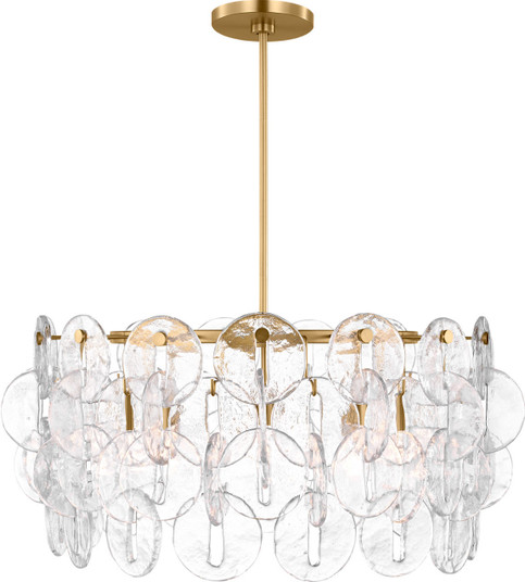 Candace Five Light Chandelier in Burnished Brass | Burnished Brass (454|KSC1165BBS)