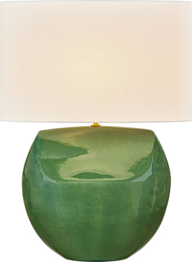 Pente One Light Table Lamp in Green | Green (454|HT1161GG)