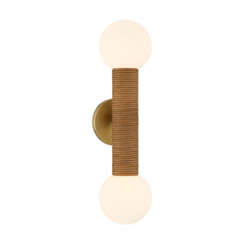 Jarrell Two Light Wall Sconce in Warm Brass (51|9-4081-2-322)