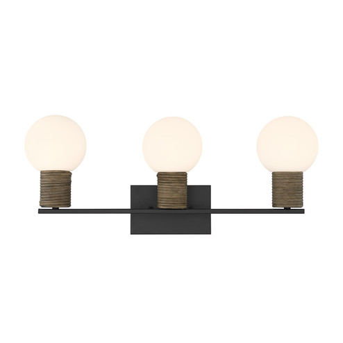 Jarrell Three Light Bathroom Vanity in Matte Black (51|8-4081-3-BK)