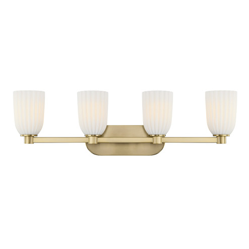Baldwin Four Light Bathroom Vanity in Noble Brass (51|8-1245-4-127)