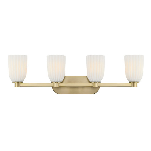 Baldwin Four Light Bathroom Vanity in Noble Brass (51|8-1245-4-127)