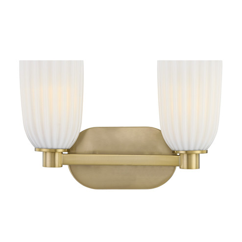 Baldwin Two Light Bathroom Vanity in Noble Brass (51|8-1245-2-127)