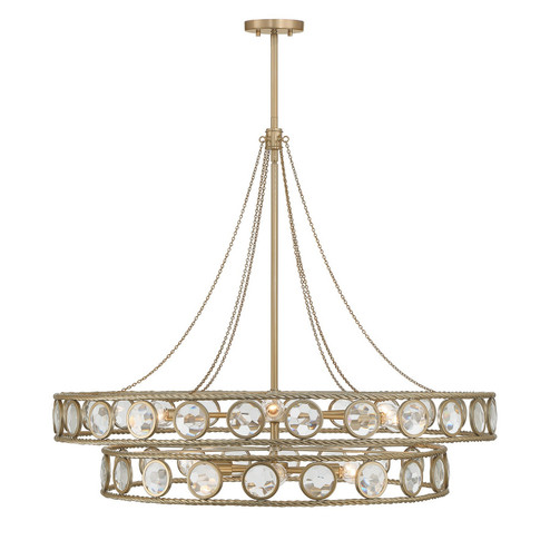 Cologne 12 Light Pendant in Opulent Gold (51|7-9381-12-338)