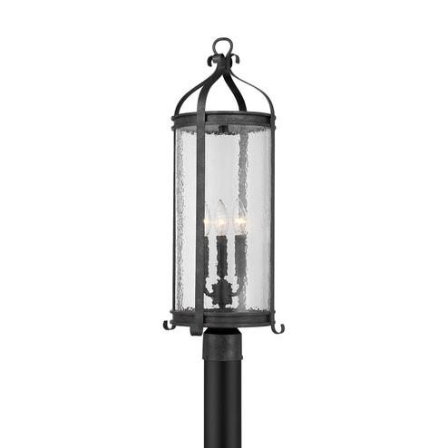 Preston Three Light Outdoor Post Lantern in Iron Oxide (51|5-115-337)