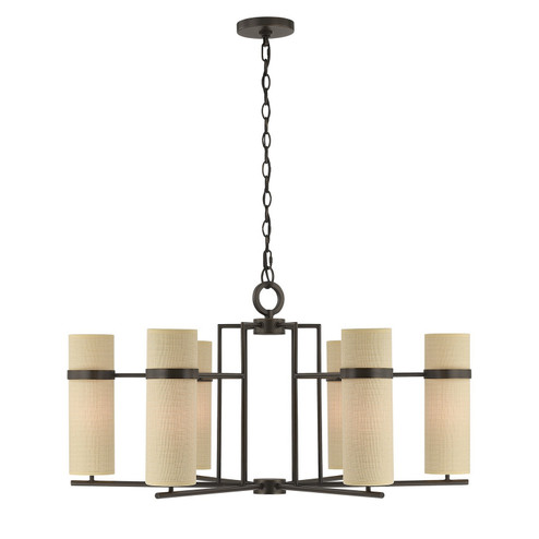 Weston Six Light Chandelier in Mediterranean Bronze (51|1-4562-6-15)
