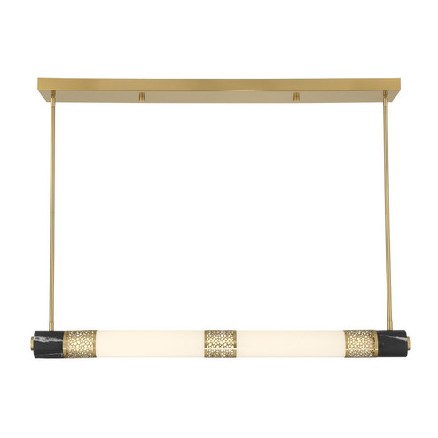 Farrell LED Linear Chandelier in Warm Brass (51|1-2917-1-322)