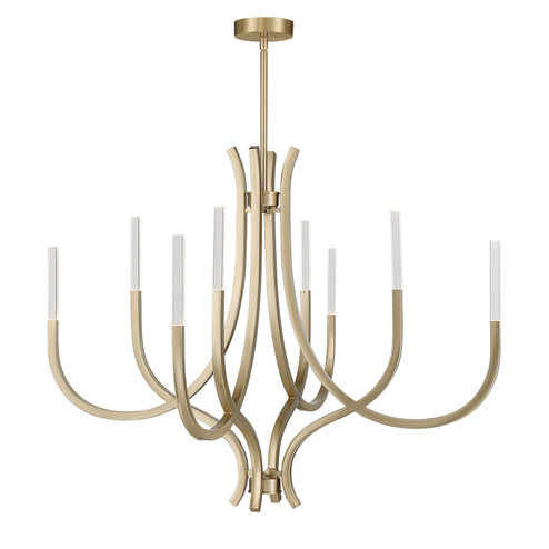 Bradford LED Chandelier in Noble Brass (51|1-1900-8-127)