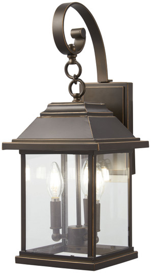 Mariner's Pointe Three Light Outdoor Wall Mount in Oil Rubbed Bronze w/Gold Highlights (7|72632-143C)