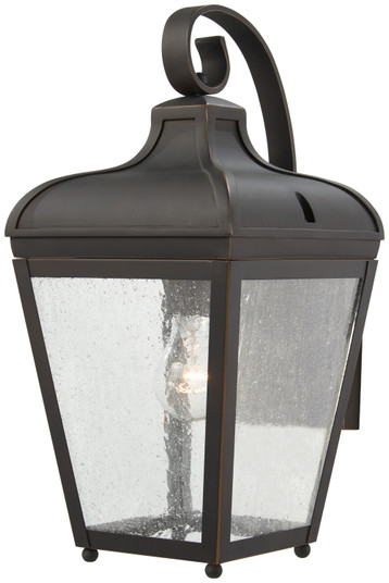 Marquee One Light Outdoor Wall Mount in Oil Rubbed Bronze w/Gold Highlights (7|72481-143C)