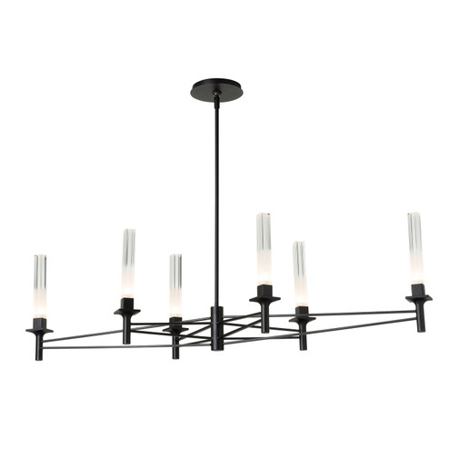 Truss Truss 6-Arm Linear Chandelier in Bronze (39|131623-SKT-MULT-05-WC0887)