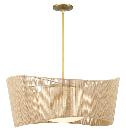 Key Largo One Light Pendant in Soft Brass (7|6577-695)