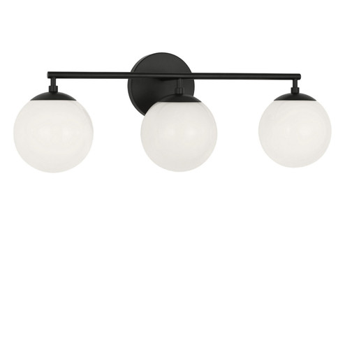 Nube Three Light Vanity in Midnight Black (1|GLV1853MBKE)