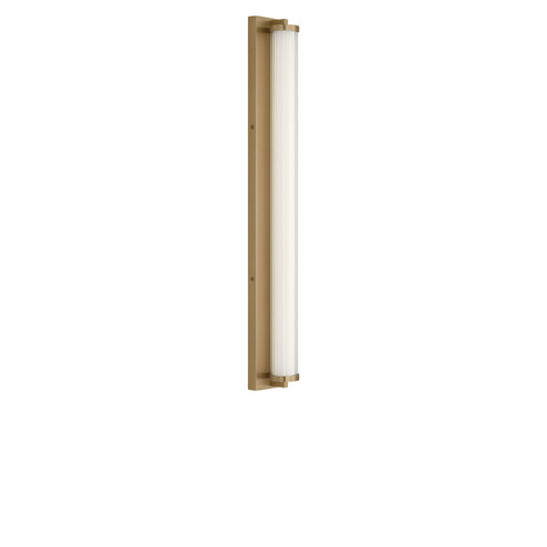 Weston LED Vanity in Satin Brass (1|GLV1521SB-L)