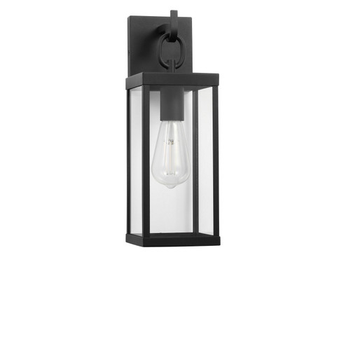 Rox One Light Lantern in Textured Black (1|GLO1761TXB)