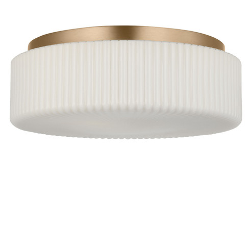 Axira Two Light Flush Mount in Satin Brass (1|GLF1992SBE)