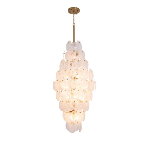 Lily 15 Light Chandelier in Brushed Brass (78|AC12219BR)
