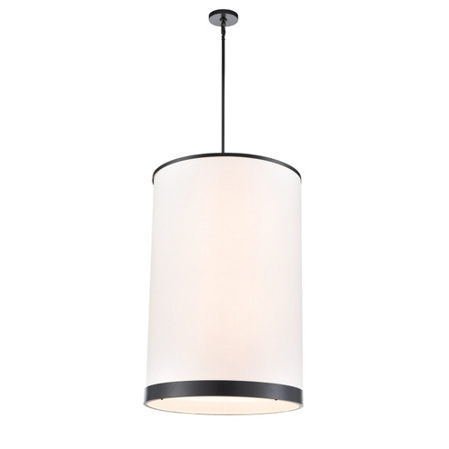 High Street Eight Light Chandelier in Black (78|AC12166BK)