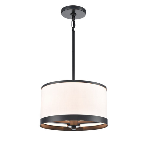 High Street Three Light Pendant in Black (78|AC12161BK)