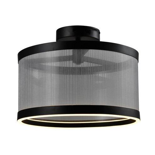 Cora LED Semi Flush Mount in Silver (78|AC11893SL)