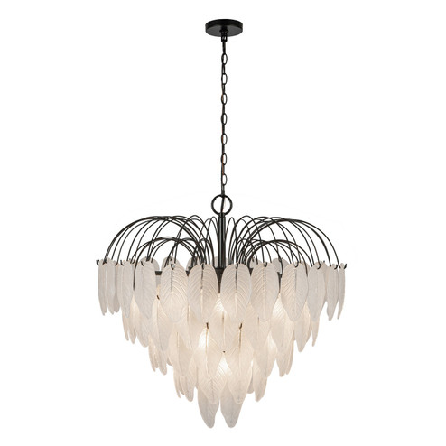 Alessia 19 Light Chandelier in Black (78|AC11782BK)