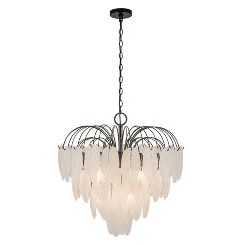 Alessia Ten Light Chandelier in Black (78|AC11781BK)