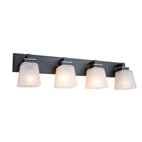 Eastwood Three Light Wall Sconce in Black & Brushed Nickel (78|AC11614BN)