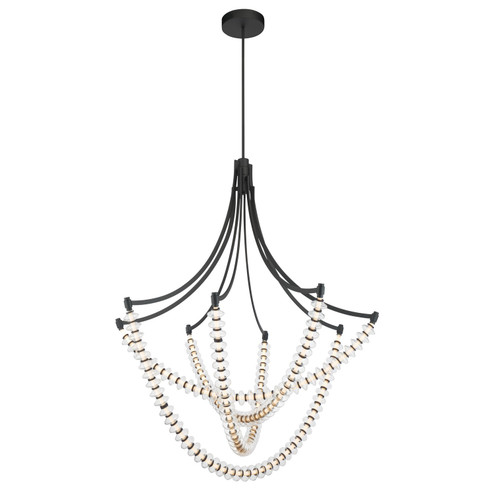Pearl LED Chandelier in Dark Matte Black (7|5648-899-L)