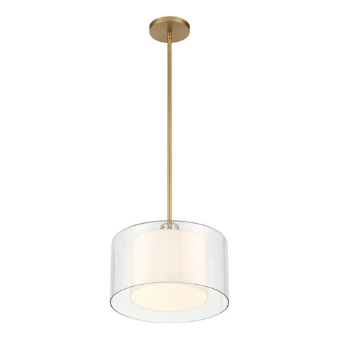 Seville One Light Convertible Pendant/Semi-Flush Mount in Legacy Brass (7|2066-732)