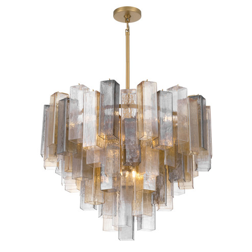 Torvento 15 Light Pendant in Legacy Brass (29|N3149-MX-732)