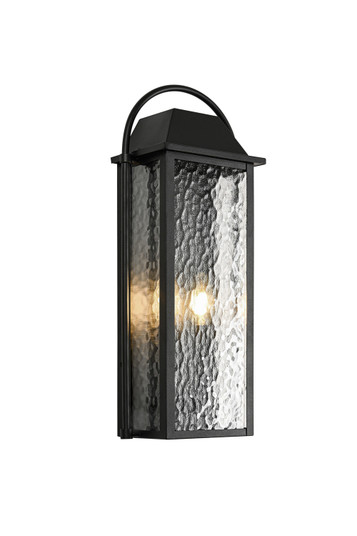 DEW Two Light Outdoor Lantern in Matte Black (423|E22002MB)