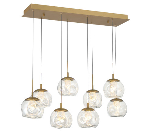 Camerino LED Chandelier in Painted antique brass (541|12445-030)